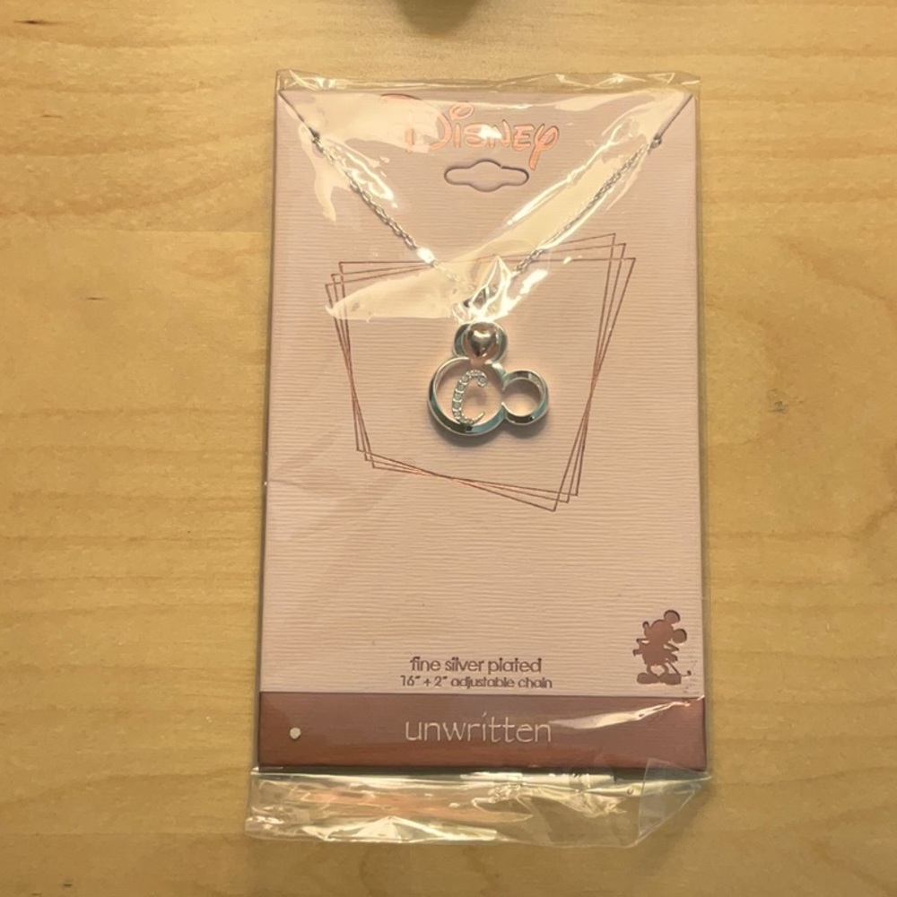 Mickey Mouse “C” Initial Pendant